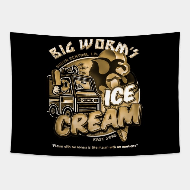 big worm Tapestry by podcast awak samo awak