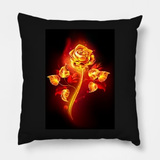 Fire Rose Pillow