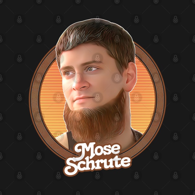 Mose Schrute \/\ Retro Style Fan Artwork by DankFutura