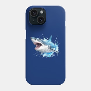 Shark the terror of the seas Phone Case