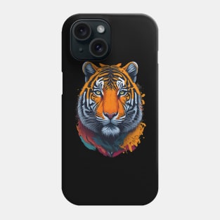 Wildlife Tiger Face Art Phone Case