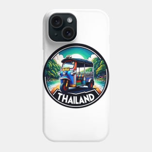 Thailand Tuk-Tuk Sticker - Exotic travel and culture Phone Case