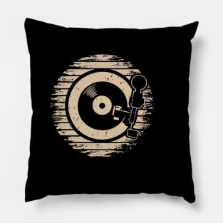 45 Record Adapter (Distressed) Pillow