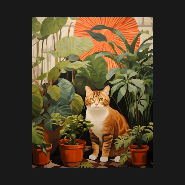 Purrfect Harmony: Cats and Plants by KittyStampedeCo