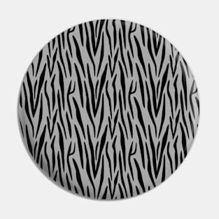 Black Gray Animal Pattern Pin