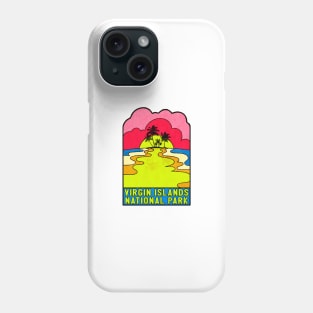 Virgin Islands National Park Groovy Sunset 70's Hippie Hippy Vintage United States Phone Case
