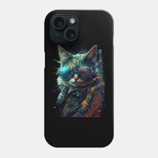 Cyber Cat Phone Case