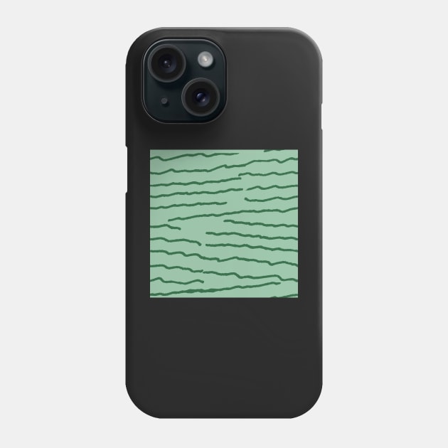 Green Stripe Phone Case by Juliewdesigns