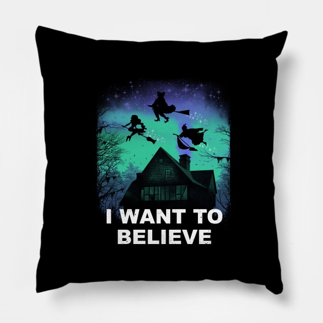 Believe in Magic Pillow by Vincent Trinidad Art