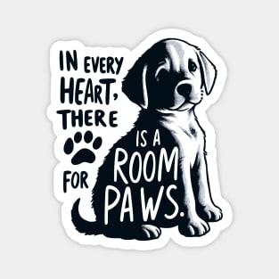 Puppy Heartprint - National Pet Day Magnet