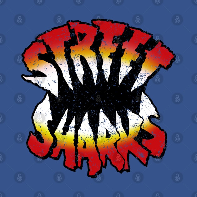 Street Sharks Retro Vintage by mighty corps studio