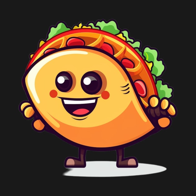 kawaii Taco T-Shirt cute potatofood by nonagobich