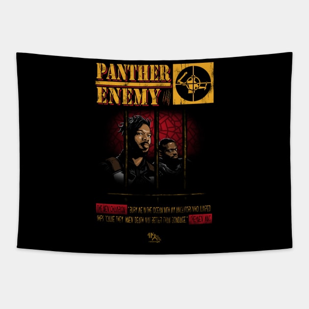 Panther Enemy Tapestry by PrimePremne