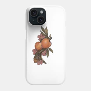 Neo traditional Georgia peach Phone Case