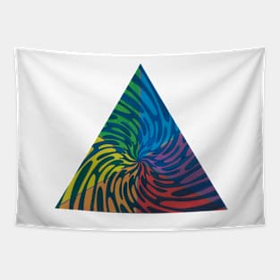 Triangle Tribal Color Wheel Tapestry