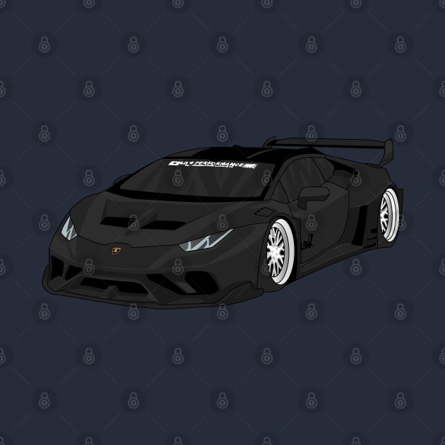 HURACAN BLACK by VENZ0LIC