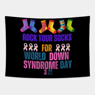 Rock Your Socks for World Down Syndrome Day Tapestry