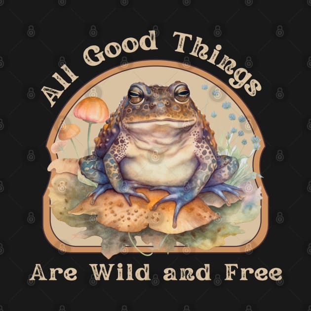 Wild and Free Fairycore Toad by Curio Pop Relics