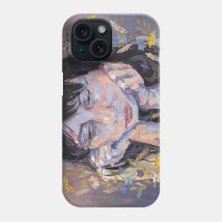 Lady in Thoughts Phone Case