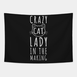 Crazy Cat Lady In The Making Tapestry