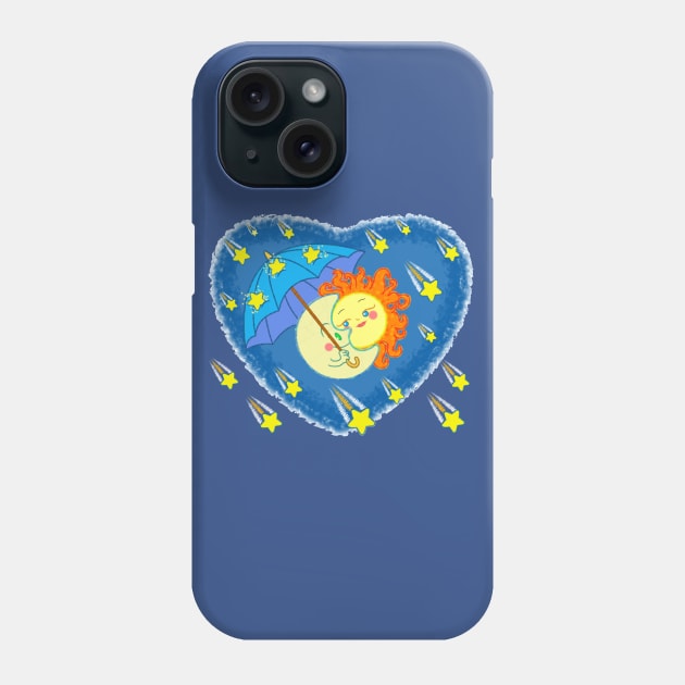 Meteor Shower II Phone Case by Toonicorn