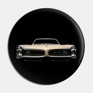 1966 Pontiac GTO - high contrast Pin