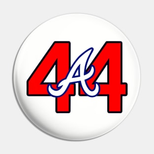 Hank Aaron Logo 44 Pin