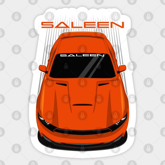 Ford Mustang Saleen S302 - 2015-2017 - Orange - 2016 Mustang ...