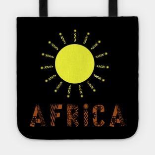 AFRICA SUN Tote