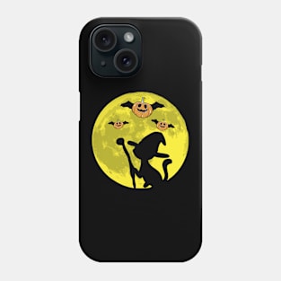 Halloween Witch Cat Phone Case