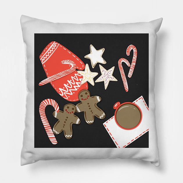 Holiday Baking Pillow by hdconnelly