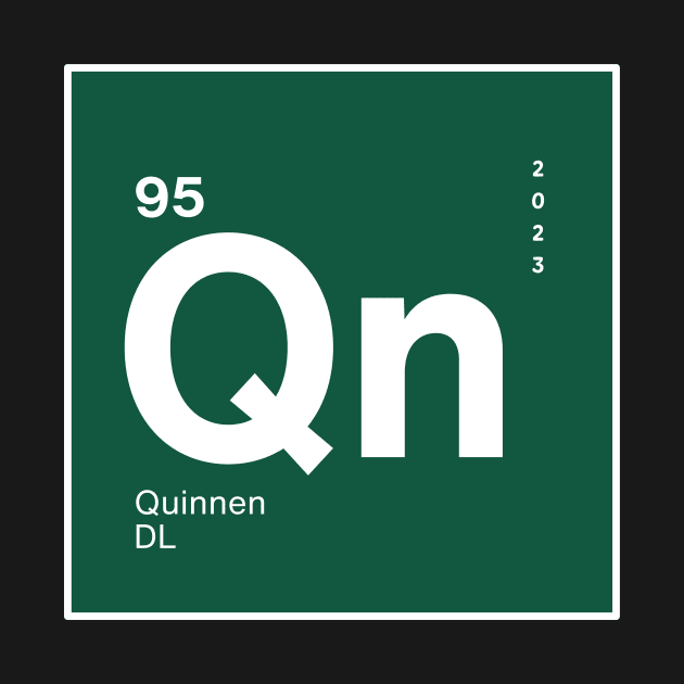 Quinnen Williams NY Jets Player Periodic Table Element by Sleepless in NY