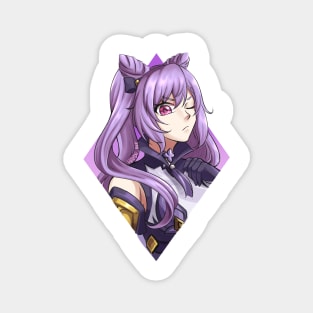 Keqing Badge Magnet