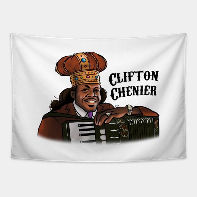 Clifton Chenier Tapestry by donar