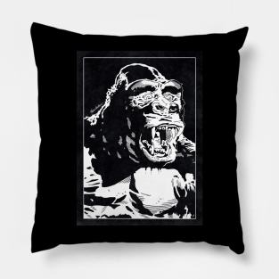 KING KONG (Black and White) Pillow