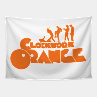 Clockwork orange logo Tapestry