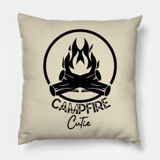 Campfire Cutie-Inspired Saying Gift for Campfire Vibes Lovers Pillow