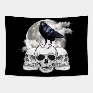 Raven & Skulls Tapestry