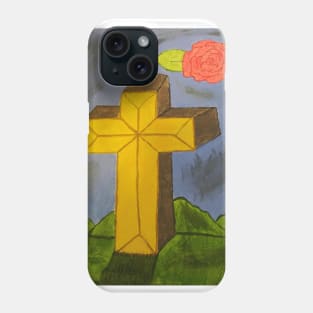 Golden Cross Phone Case