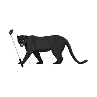 Golf Black Panther T-Shirt