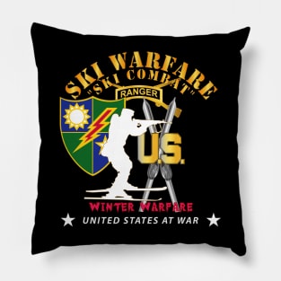 Ranger Tab - Ski Warfare - Ski Combat - Winter Warfare X 300 Pillow