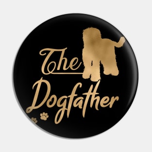 The Goldendoodle Dogfather Pin