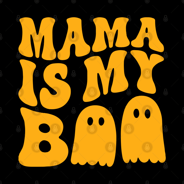 Groovy Mama Is My Boo Halloween Kids Toddler Boys Girls , mom by sarabuild