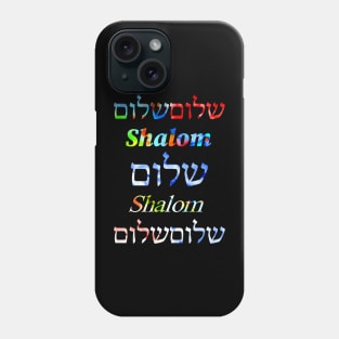 Shalom in Colors Phone Case
