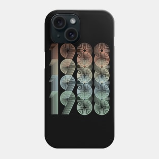 Vintage 1988 32nd Birthday Men Women Phone Case