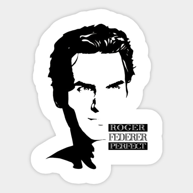 perfect roger federer - Federer Logo Roger - Sticker ...