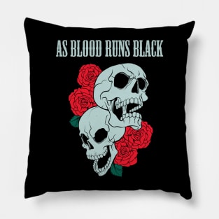 AS BLOOD RUNS BLACK BAND Pillow