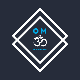 OM happens (white) T-Shirt