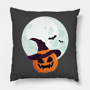 halloween pumpkin - v3 Pillow