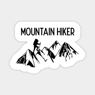 Mountain Hiker Magnet